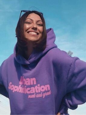 Urban Sophistication Meet and Greet Purple Hoodie - Limited Edition